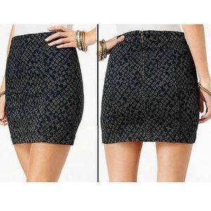 •Free People• Modern Femme Print Mini Skirt